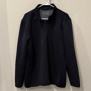 Under Armour Golf Cold Gear Black‎ Ribbed Half-Zip Pullover Men’s Extra Large